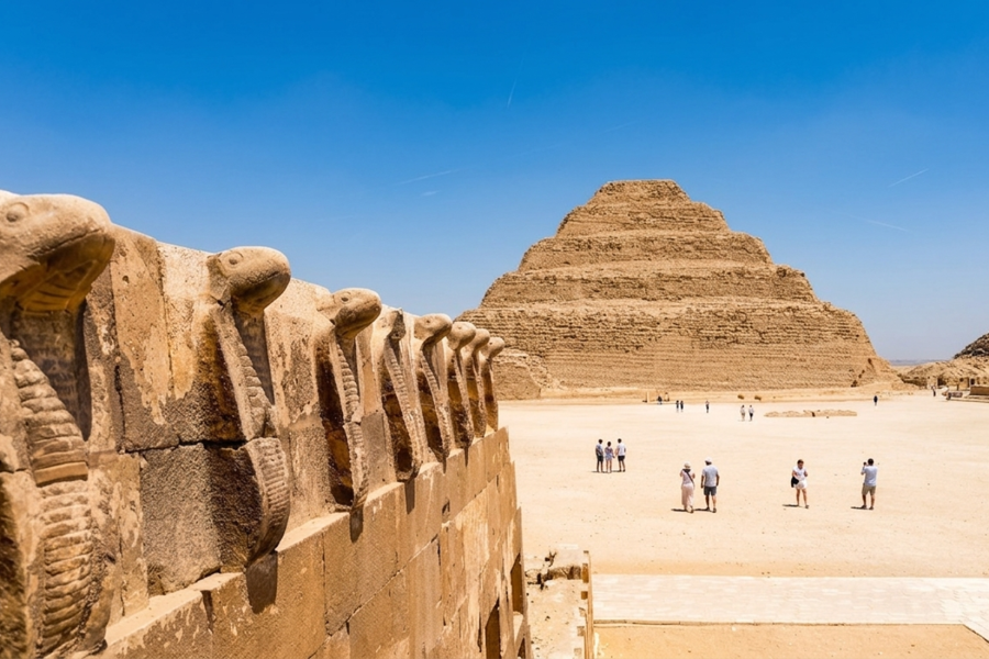 Step Pyramid of Djoser in Saqqara Egypt